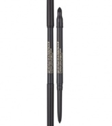 Eyeliner that is here to stay. Formulated to withstand everything from tears to inclement weather, this waterproof eyeliner has a unique twist tip that never needs sharpening. Won't skip, smudge or streak.