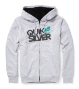 Zip into this cool, casual look from Quiksilver and nail your weekend style. It's sherpa-lined for added comfort.