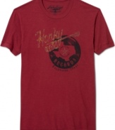 Never lose your country-boy roots with this graphic tee from Lucky Brand Jeans.