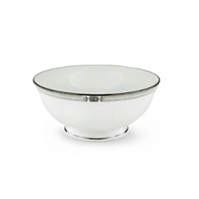 Crafted of Lenox fine bone china accented with 24 karat gold and precious platinum. Dishwasher-safe.