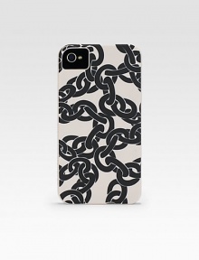 Protect your iPhone® in style with a bold snap-on case in a graphic chain print.Printed plastic2¼W X 4½H X ½DImported Please note: iPhone® not included. 