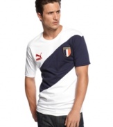 Show off. Take your support to the next level with this country badge t-shirt from Puma.