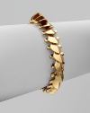 EXCLUSIVELY AT SAKS.COM This stunning, snake-inspired style features a unique, short petal fringe. 10k bright goldplated brassLength, about 7½Width, about ½Hook and eye closureImported 