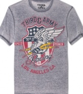 Race in style with this lightweight burnout graphic t-shirt by 3rd & Army.