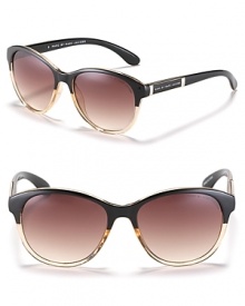 MARC BY MARC JACOBS' new wayfarer combines a little glam with a little cool for a versatile look.