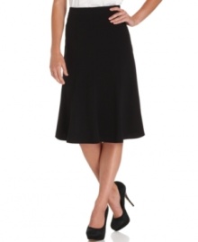 Polish your wardrobe with this classic A-line skirt from AGB.