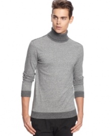 An instant classic. You'll grab this Calvin Klein turtleneck sweater to pair with slim-fit trousers, dark denim and beyond.