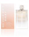 Burberry Brit Summer Edition is a surprisingly fresh and sparkling interpretation of the landmark green oriental fragrance. A cool Japanese Green Tea accord echoes with effervescent, playful top notes of Italian lime, crisp green almond and icy pear. The heart notes reveal a sheer sweetness through sexy sugared Almond and lush White Peony. The dry down is a breezy blend of white Musk, hints of Amber and vibrating Mahogany Wood. An amazingly sensual combination, perfect for summer. 3.3 oz.