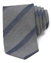 BOSS Black Diagonal Stripe Tie