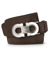 Salvatore Ferragamo Adjustible Chocolate Belt