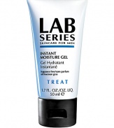 Comfortable, cool daily moisturizer for healthier-looking skin. Delivers immediate and lasting hydration. Refreshes and replenishes; soothes on contact. Helps rebuild moisture barrier to keep skin comfortable and balanced, even under fluctuating climate conditions. Oil-free. Non-acnegenic. For all skin types. 1.7 oz. 