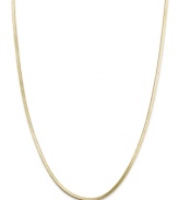 A solo standout, but we love it layered too. Giani Bernini's 24k gold over sterling silver snake chain can also set the stage for your favorite pendant. Approximate length: 18 inches.