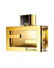 Fan di FENDI is a pure object of desire. A glamorous piece of sensual gold. The Eau de Parfum is an exciting fragrance, a sexy scent for the skin: radiant, sensual, and addictive. Top Notes: Pear, black currant accord, tangerine, pink peppercorn. Heart Notes: Damascena rose, yellow jasmine. Base Notes: Soft leather accord, patchouli.