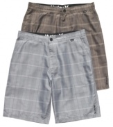 Make the transition from sea-faring to landlubber with ease wearing these shorts from Hurley.