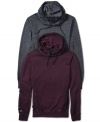 Cozy up in style with this warm funnel neck fleece by Guess Jeans.