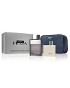 Limited edition set includes 3.4 oz. eau de parfum, 3.4 oz. after-shave balm and signature pouch.