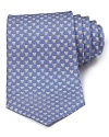 This classic, refined tie from Salvatore Ferragamo is a real treat in lavish silk.