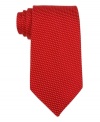 A small pattern makes a big impact on this tie from Donald Trump that will add interest to any suit you wear it with.