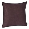 Zig zag stitching imparts a subtle sheen to this simple decorative pillow from Calvin Klein Home.