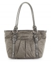 A chic logo pattern and solid trim make this tote by Giani Bernini a great everyday choice.