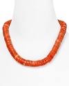 Basic yet bold. Let MICHAEL Michael Kors lend every look a colorful touch with this strand of chunky coral beads.