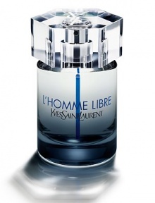 Break free with L'Homme Libre. Top notes of basil and violet leaf enhanced by sharp spicy notes of nutmeg and pink pepper create a burst of freshness while deep woody vetiver and patchouli notes enriched with warm tones of leather create a trail of masculine sensuality. 6.6 oz.