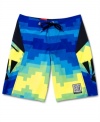 Hit the beach in style wearing these performance board shorts from Volcom.