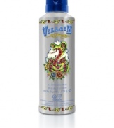 Ed Hardy Villain tells of a story of great and dangerous adventures with scents reflecting memories of far away lands. Fearlessly splashing off the top, Italian Bergamot and French Lavender are dashed with masculine spices while herbaceous Egyptian Basil and wild sage settle in the heart. Juicy blackcurrant buds with a hint of Nutmeg Oil from Indonesia engage the senses as the journey into the dry down begins. Hidden in the shadows are earthy woods infused with the treasure of golden amber. The lingering musk trails off in the distance as he moves on to his next voyage. Experience Ed Hardy Villain with a 6 oz All Over Body Spray.