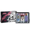 Experience Ed Hardy with this Deluxe Collection Set which includes a 1 oz Spray of Love & Luck, 1 oz Spray of Born Wild and a 1 oz Spray of Ed Hardy Villian.