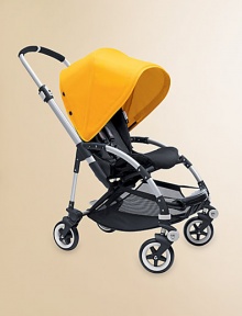 When you want to change the look of your Bee 2010 stroller, it's as easy as changing the color of the sun canopy. Easy to attach Comes in an array of rich colors Durable, washable 600 denier nylon Imported Please note: Stroller sold separately 