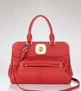 Red and roomy, Longchamp's Gatsby satchel is an exotic way to add a pop of color to your everyday ensembles.