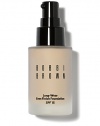 Finally, a natural-looking and long-wearing foundation. Comfortable and hydrating, this medium-to-full coverage, oil-free formula never looks cakey or masky. Glycerin and shea butter keep skin feeling moisturized, while a gel base creates a lightweight finish that stays color-true. Lasts for up to 12 hours even in the most humid conditions. Protects skin from future damage thanks to broad spectrum SPF 15 with antioxidant vitamins C and E. Made in USA. 1 oz. 