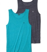 Cool off. Stay comfortable in this lightweight tank from Volcom.