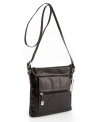 Giani Bernini's slim, compact crossbody bag is a sophisticated way to stay organized on busy days.