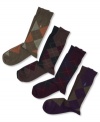 Add some sophistication to your sock drawer with this argyle set by Polo Ralph Lauren.