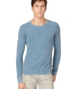 Add this Calvin Klein Jeans triblend thermal to winter wardrobe and get layered up in style.