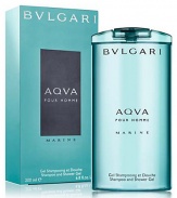 The original exploration of aquatic realm comes to life as AQVA gradually unfolds a fresh, luminous aromatic scent dedicated to a man with a vibrant personality. A free spirit who gains his strength from the force of the ocean waves. The design of the spherical bottle evokes rocks and pebbles softened by the sea, whilst its aqua-green tones reference unequivocally the hues of the sea. Top notes: neroli bigarade and grapefruit; heart: posidonia and rosemary flower; base note: white cedar wood.