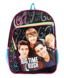 She can go big with her favorite group of boys thanks to this Big Time Rush backpack from FAB.