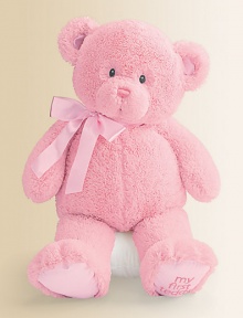 Welcome the new addition to the family in grand style with this extra large, plush friend. Ultra-soft and ultra-adorable, Teddy Bear adds the perfect touch of cuteness to any child's bedroom.24H X 17W X 14DPolyesterMachine washRecommended for ages 0 and upImported