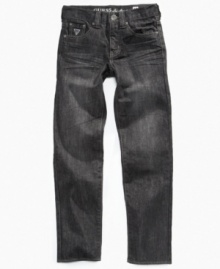 These jeans rock. A modern fit makes these a must-have addition to his wardrobe.