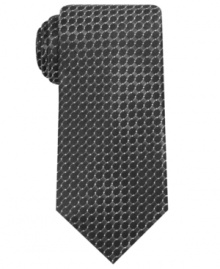 Business as usual-you'll look the part in this patterned tie from Countess Mara.