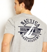 Salute summer in style with this graphic t-shirt from Nautica.