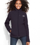 The North Face's Apex Bionic jacket is made for changeable weather. An enhanced windproof design and a fleece interior keep you feeling warm, while a streamlined silhouette keeps you looking cool!