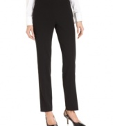 Dressed up or down, Jones New York Signature's sleek trousers are wardrobe essentials.