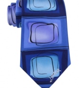 Add a note of artistic elegance to your outfit with this graphic tie from Jerry Garcia.