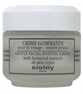 A scrub cream which works gently to lift impurities from the skin surface. The Buffing Cream is applied like a mask, then rolled off, taking with it dead skin cells and impurities that can dull the complexion. The very gentle formula contains Matricaria, which has soothing and softening properties particularly beneficial to fragile skins. With regular use, it helps refine skin texture and preserve its smooth, even appearance. 