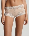 These floral lace boyshorts are super luxurious and soft. Cotton gusset.