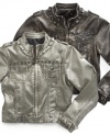 Zip her into these biker jackets from Baby Phat, the perfect balance of cute and edgy.