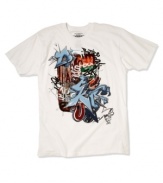 Get drawn in. Casual style goes artistic with this graffiti-graphic t-shirt from Ecko Unlimited.