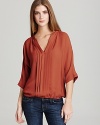 Joie Blouse - Marru Matte Silk Pleated